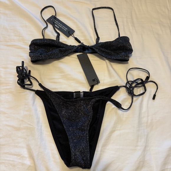 Triangl Swimwear Este Mana Sparkle Black Bikini Set - Picture 5 of 7